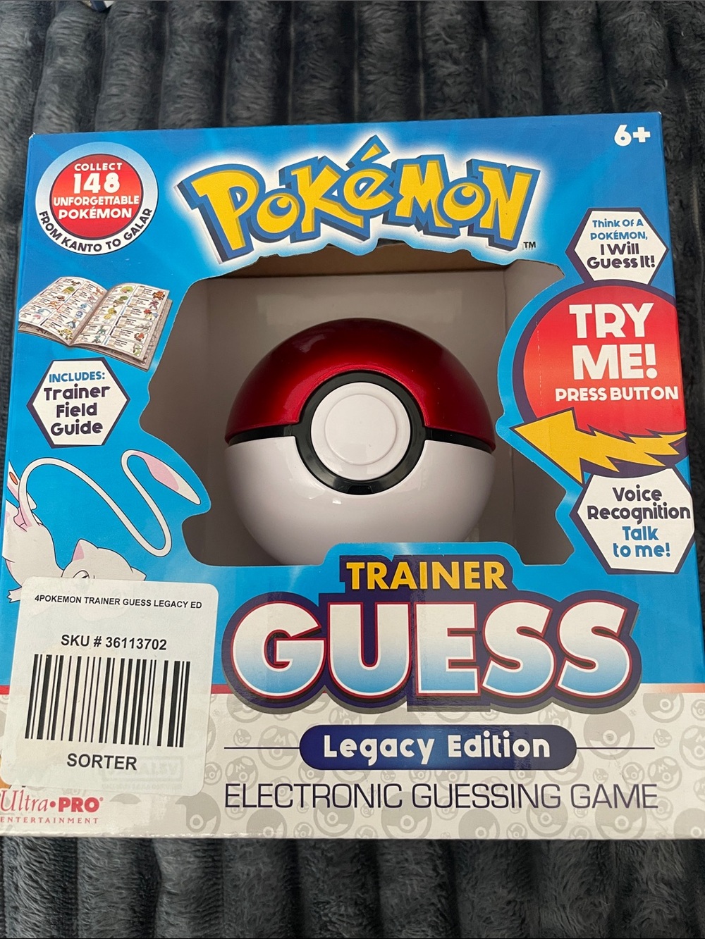 Trainer Guess Legacy Edition Electronic Game - Red/White Poké Ball